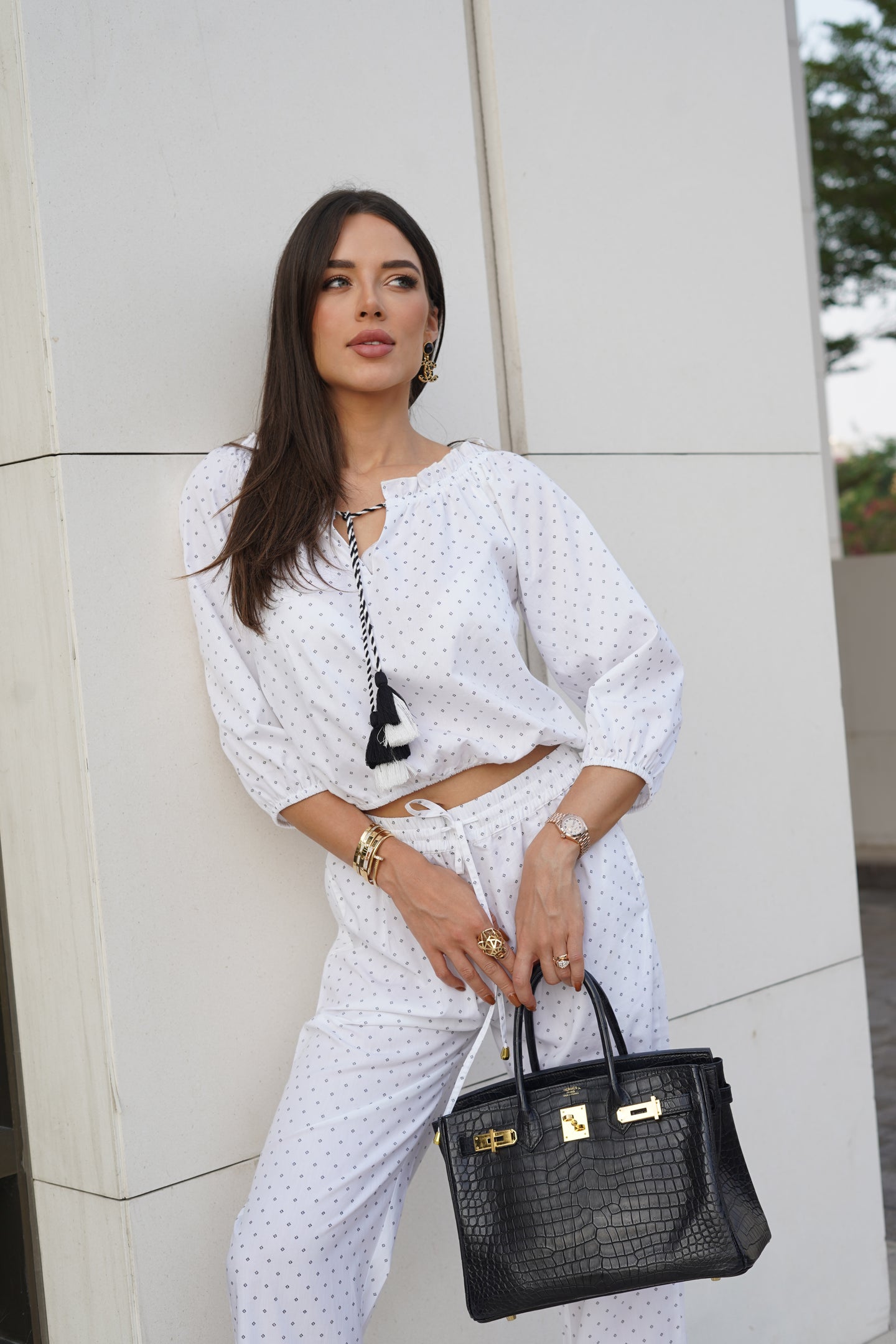 Morocco Long Sleeve Pants Set
